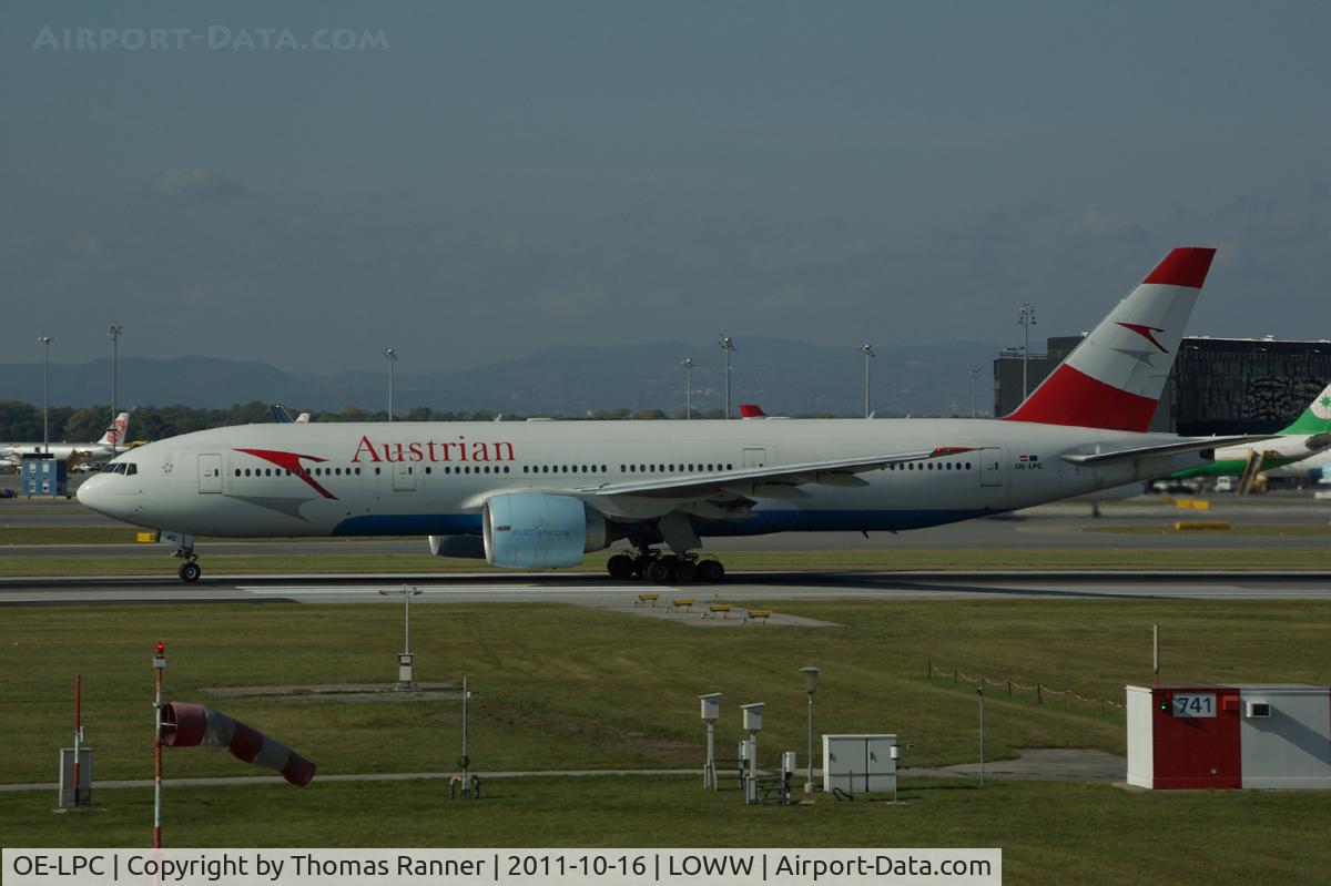 OE-LPC, 2002 Boeing 777-2Z9/ER C/N 29313, Austrian Airlines Boeing 777