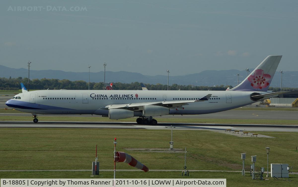 B-18805, 2001 Airbus A340-313X C/N 415, China Airlines Airbus A340