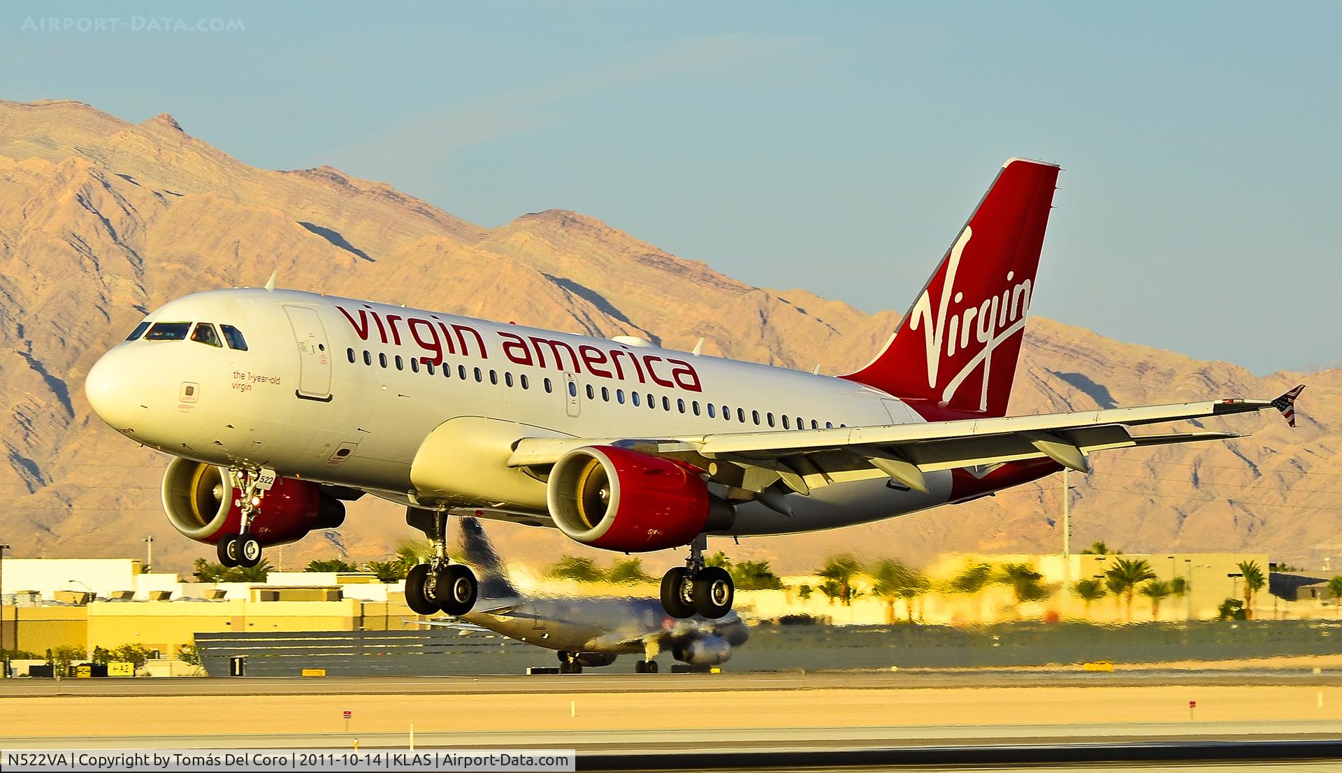 N522VA, 2006 Airbus A319-112 C/N 2811, N522VA Virgin America 2006 Airbus A319-112 C/N 2811 