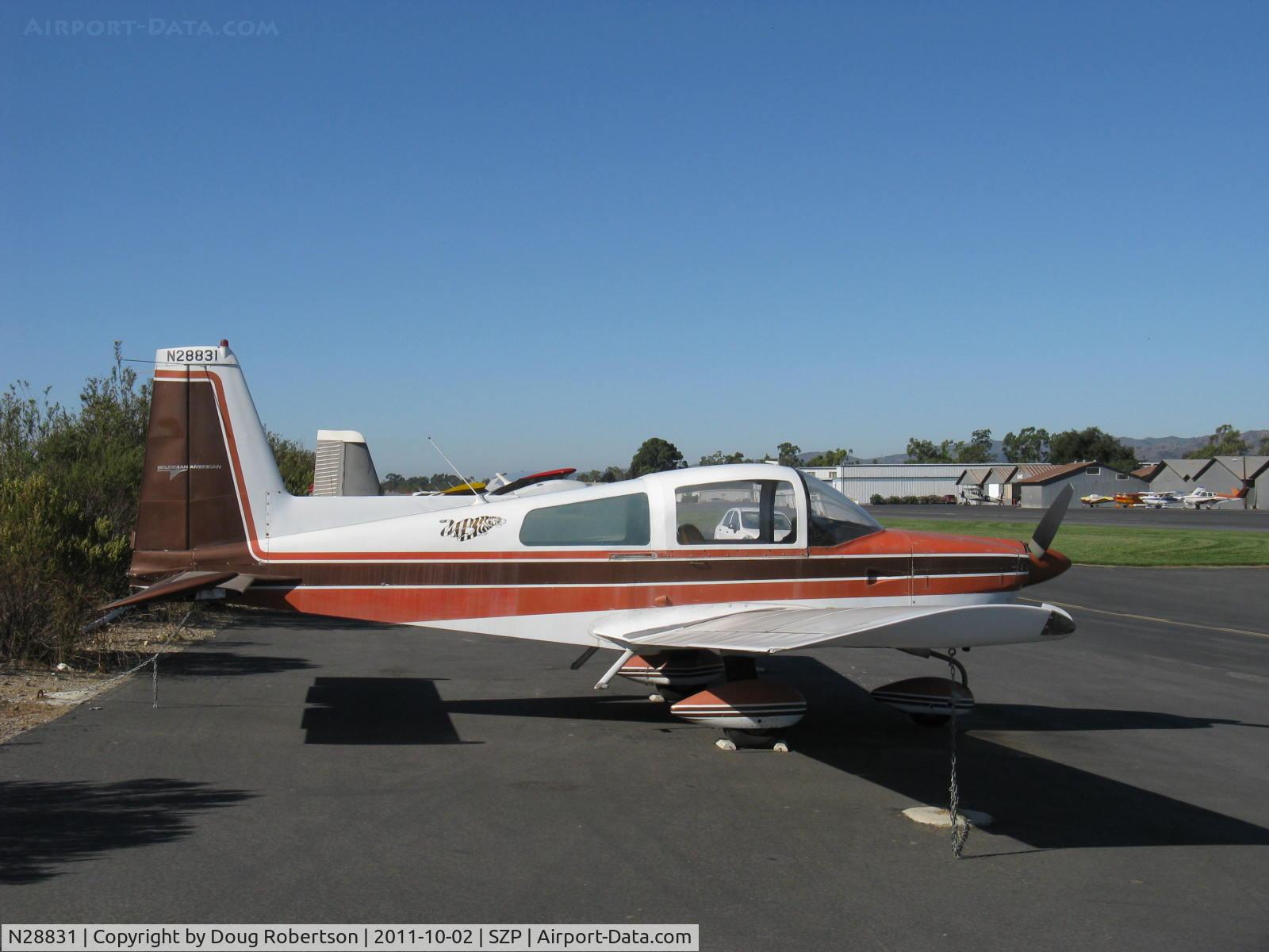 N28831, 1978 Grumman American AA-5B Tiger C/N AA5B0842, 1978 Grumman-American AA-5B TIGER, Lycoming O&VO-360 180 Hp