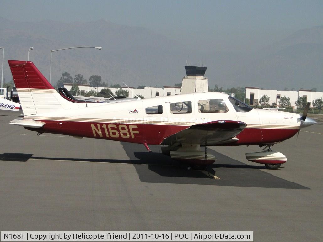 N168F, 1999 Piper PA-28-181 C/N 2843264, Parked in transient parking east off static display