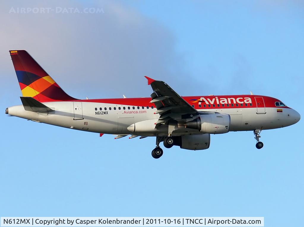 N612MX, 2001 Airbus A319-112 C/N 1612, Avianca