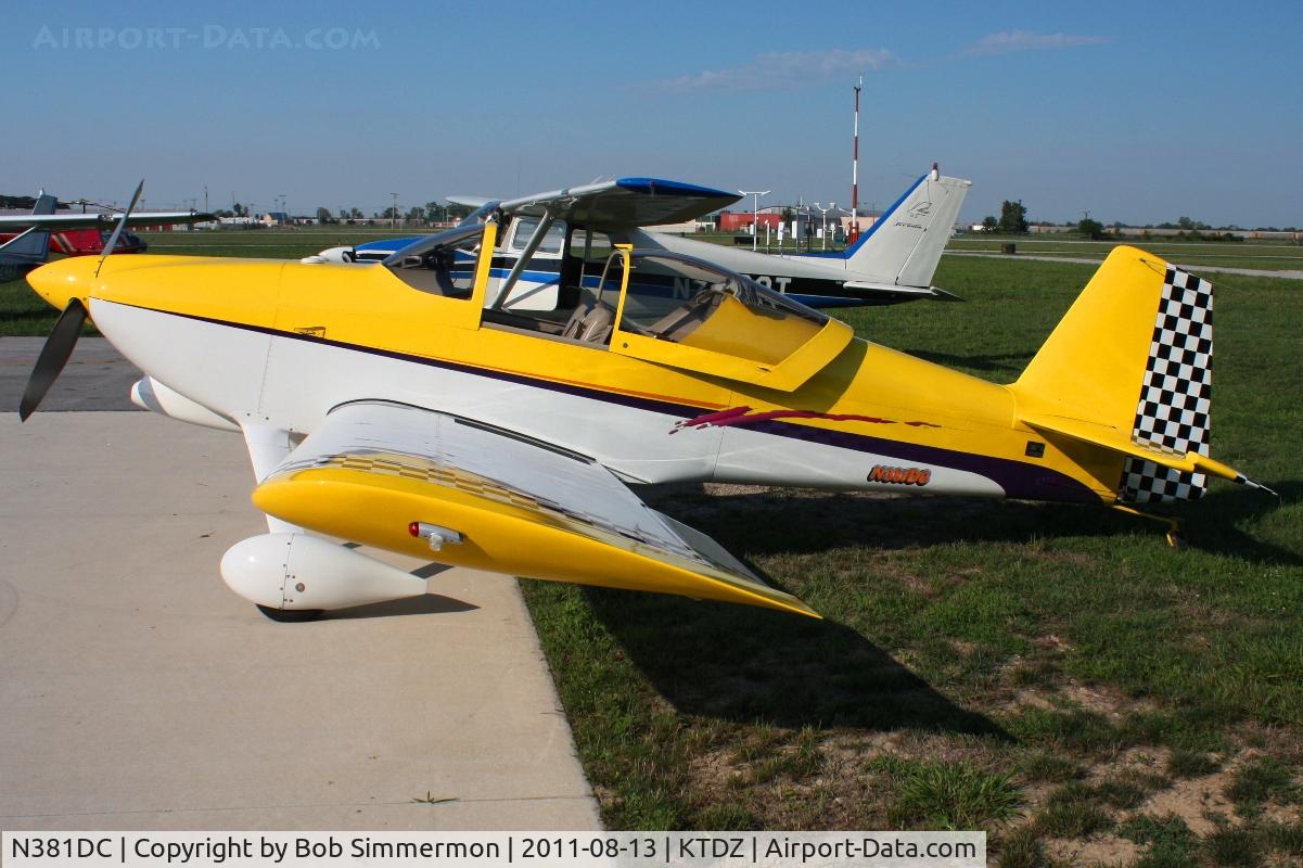 N381DC, 2001 Vans RV-6 C/N 25265, On the ramp at Toledo-Metcalf during the EAA fly-in.