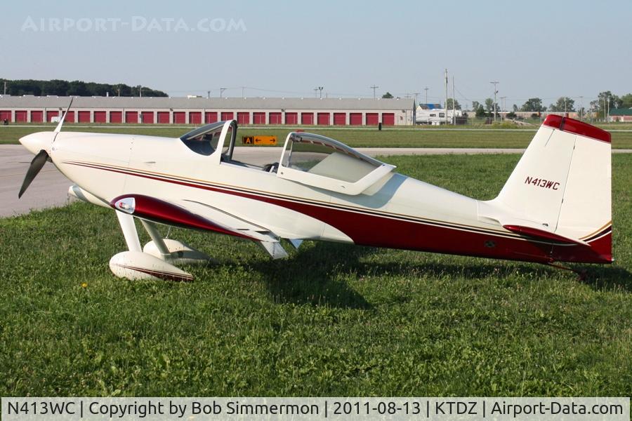 N413WC, 2009 Vans RV-9 C/N 91607, On the ramp at Toledo-Metcalf during the EAA fly-in.
