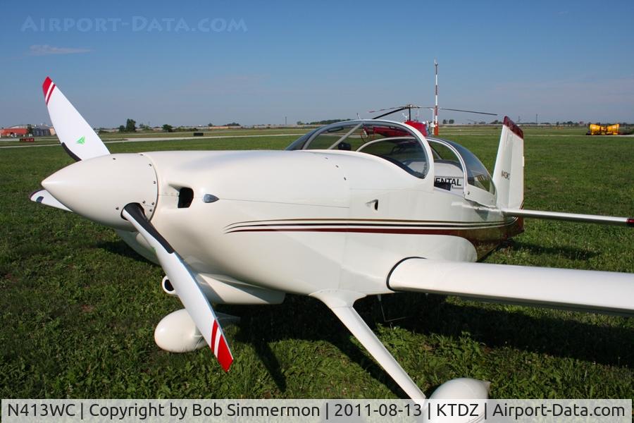N413WC, 2009 Vans RV-9 C/N 91607, On the ramp at Toledo-Metcalf during the EAA fly-in.