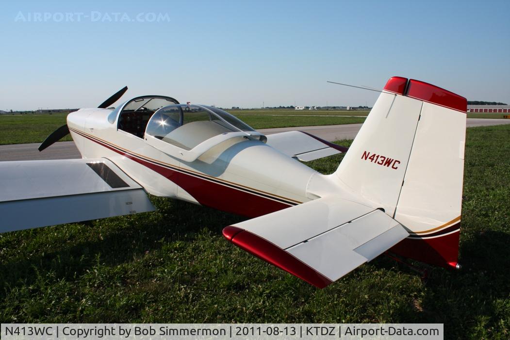 N413WC, 2009 Vans RV-9 C/N 91607, On the ramp at Toledo-Metcalf during the EAA fly-in.