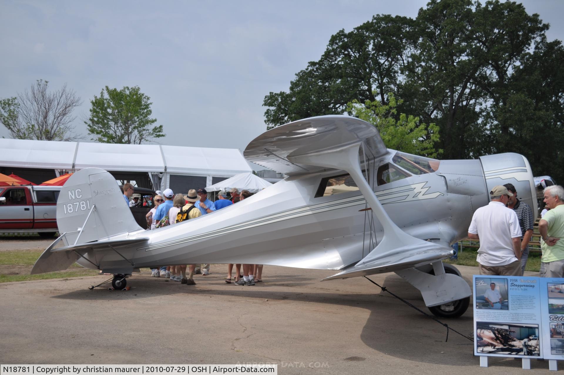 N18781, 1938 Beech F17D Staggerwing C/N 204, -