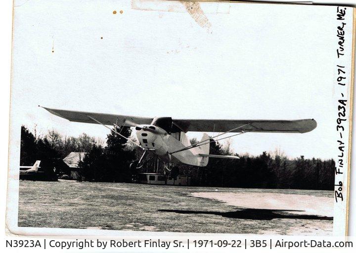 N3923A, 1947 Aeronca 7DC C/N 47-1214, This was my first airplane, a '47 Champ with an 85 HP Continental Engine.  I bought it from a man who bought 2 Champs, consecutive serial numbers.  Paid $1800 for it in 1970