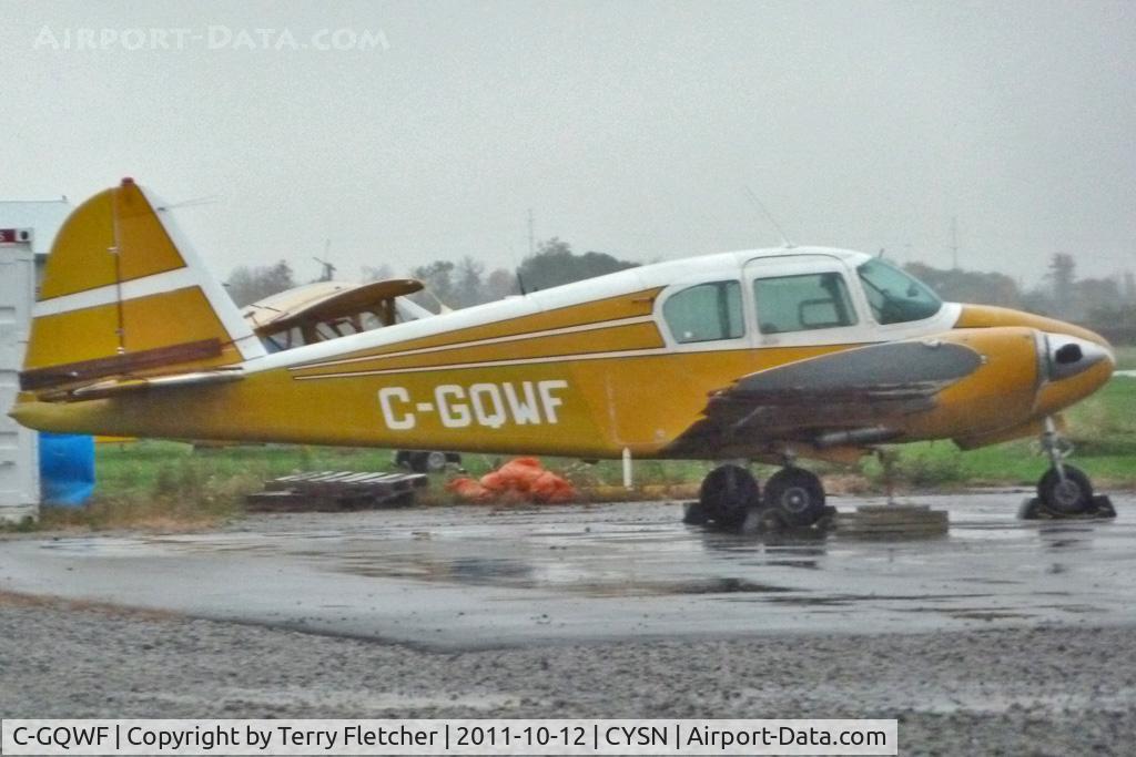 C-GQWF, 1954 Piper PA-23 C/N 23-367, 1954 Piper PA-23 in the rain and gloom at St Catharines , Niagara District