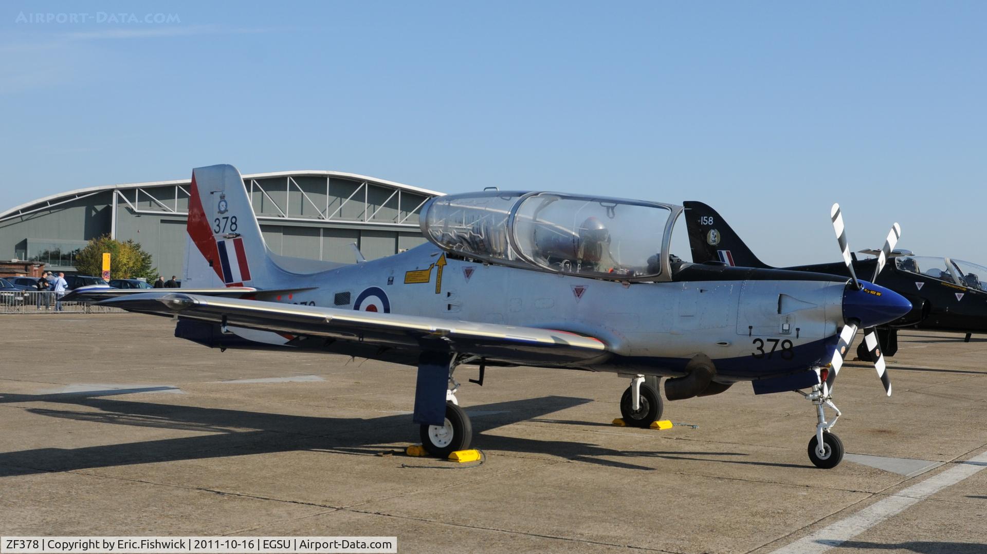 ZF378, 1992 Short S-312 Tucano T1 C/N S121/T92, 2. ZF378 at Duxford Autumn Air Show, October, 2011