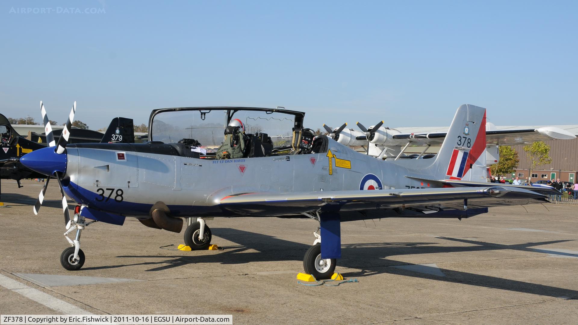 ZF378, 1992 Short S-312 Tucano T1 C/N S121/T92, 3. ZF378 at Duxford Autumn Air Show, October, 2011