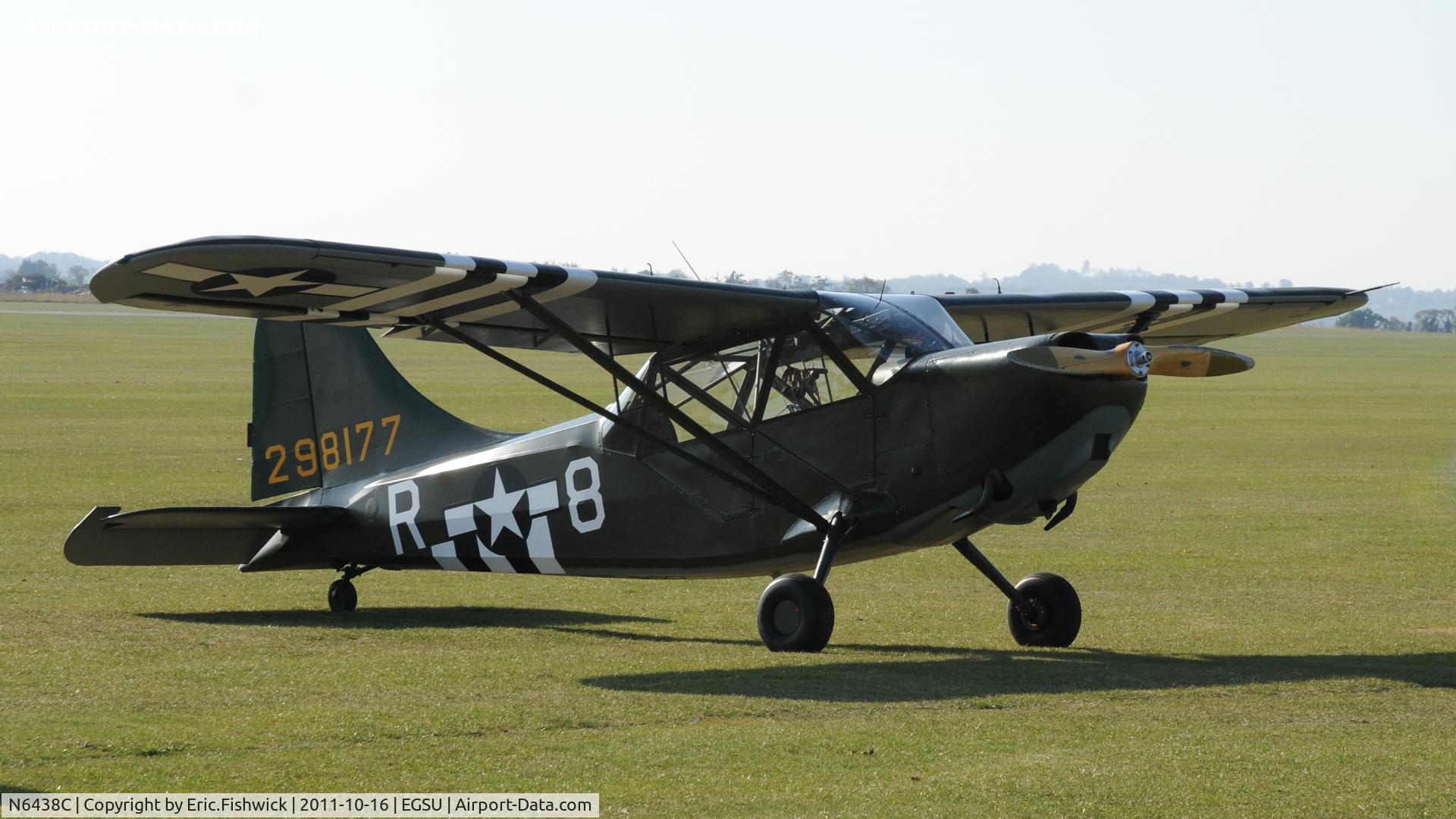 N6438C, 1942 Stinson L-5 Sentinel C/N 1428, N6438C at Duxford Autumn Air Show, October, 2011