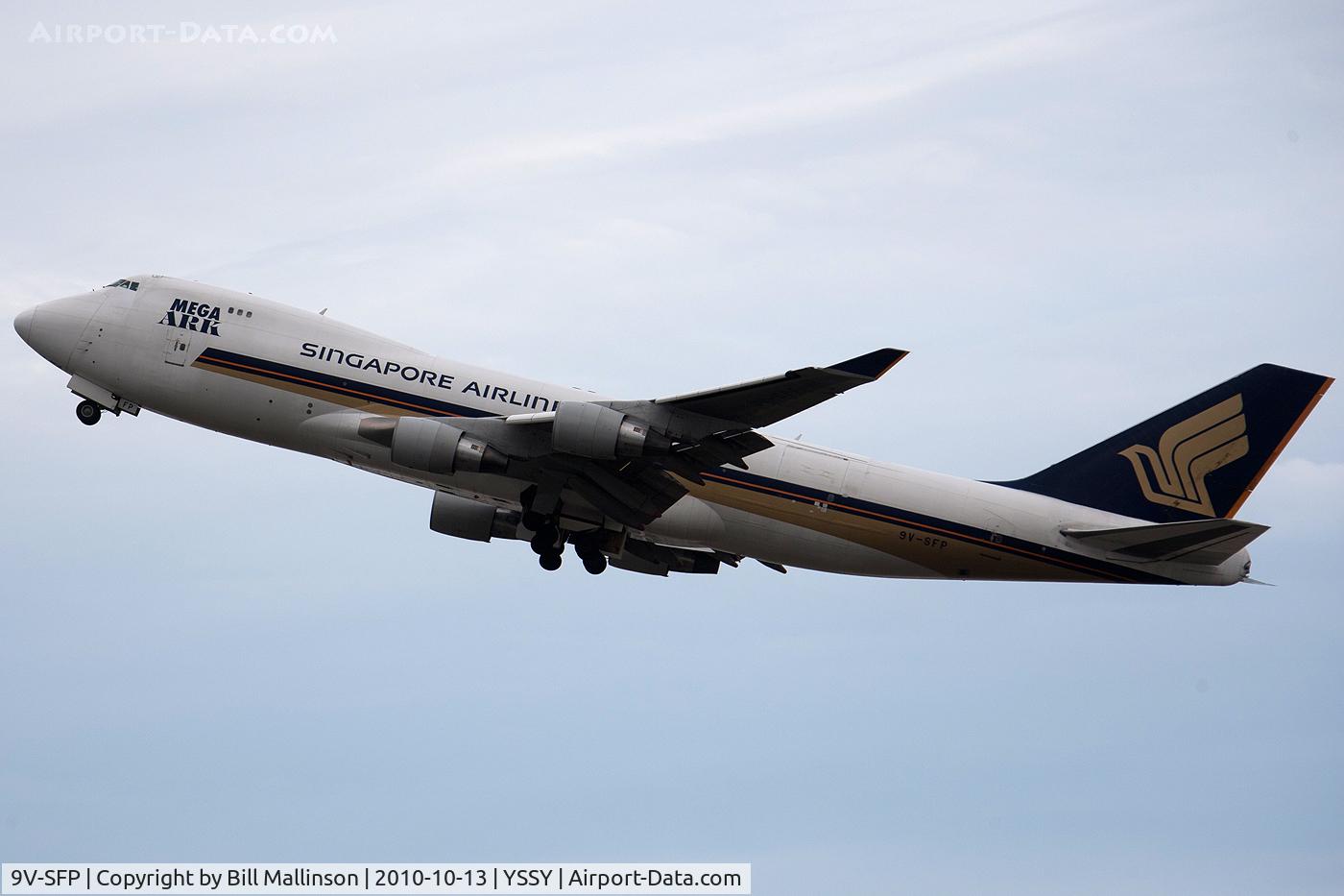 9V-SFP, 2005 Boeing 747-412F/SCD C/N 32902, away back to SIN