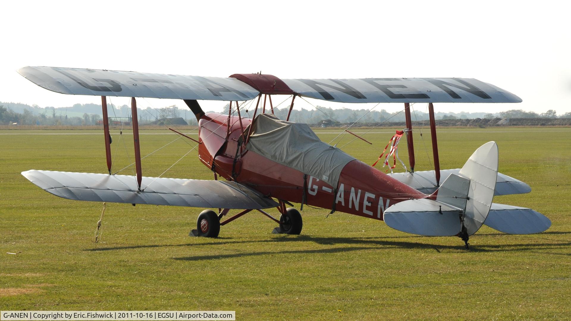 G-ANEN, 1942 De Havilland DH-82A Tiger Moth II C/N 85418, 1. G-ANEN (Tiger Nine Team) at Duxford Autumn Air Show, October, 2011