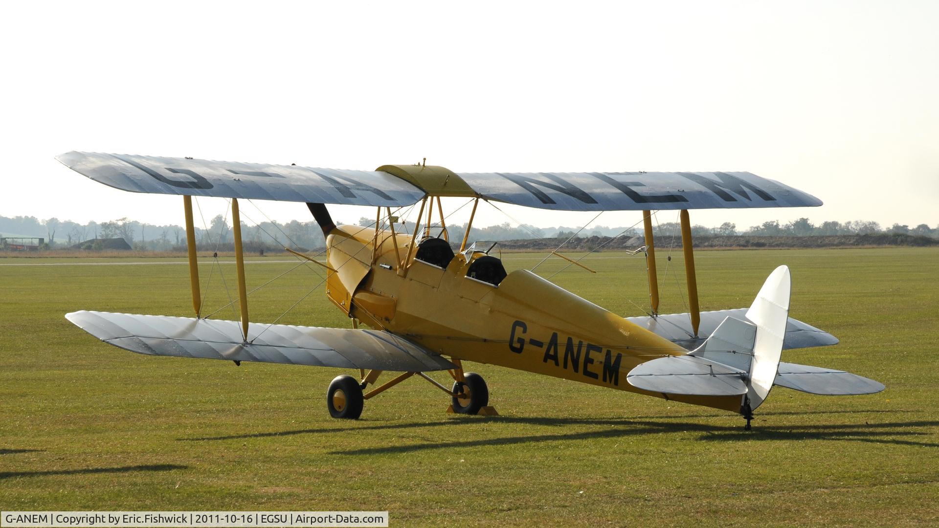 G-ANEM, 1940 De Havilland DH-82A Tiger Moth II C/N 82943, 1. G-ANEM (Tiger Nine Team) at Duxford Autumn Air Show, October, 2011