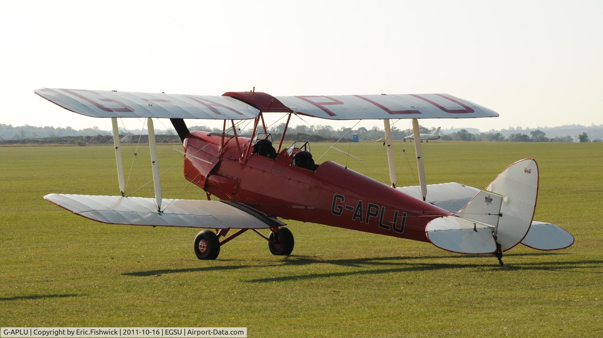 G-APLU, 1941 De Havilland DH-82A Tiger Moth II C/N 85094, G-APLU  (Tiger Nine Team) at Duxford Autumn Air Show, October, 2011