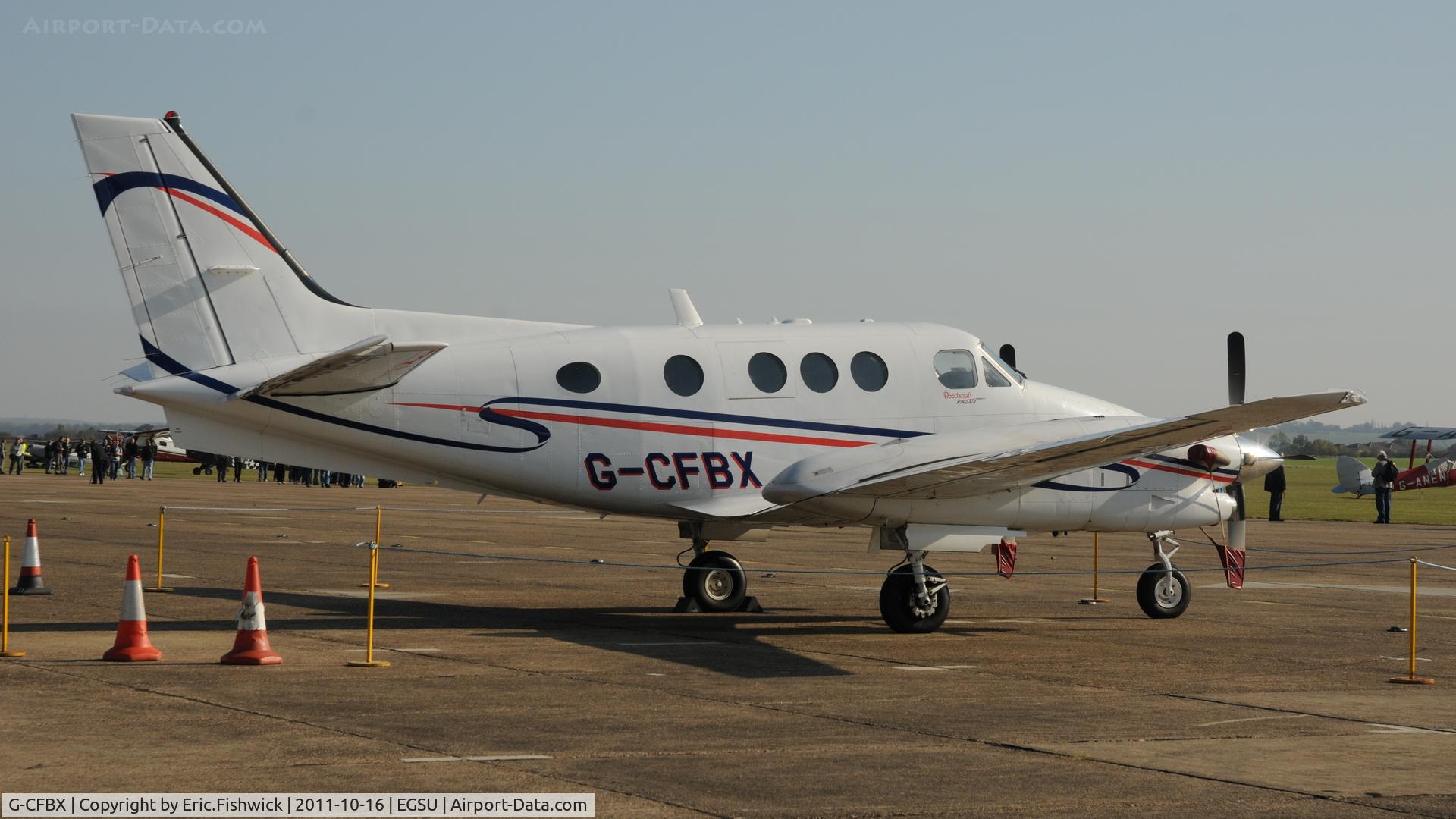 G-CFBX, 2008 Hawker Beechcraft C90GTI King Air King Air C/N LJ-1890, 2. G-CFBX at Duxford Autumn Air Show, October, 2011