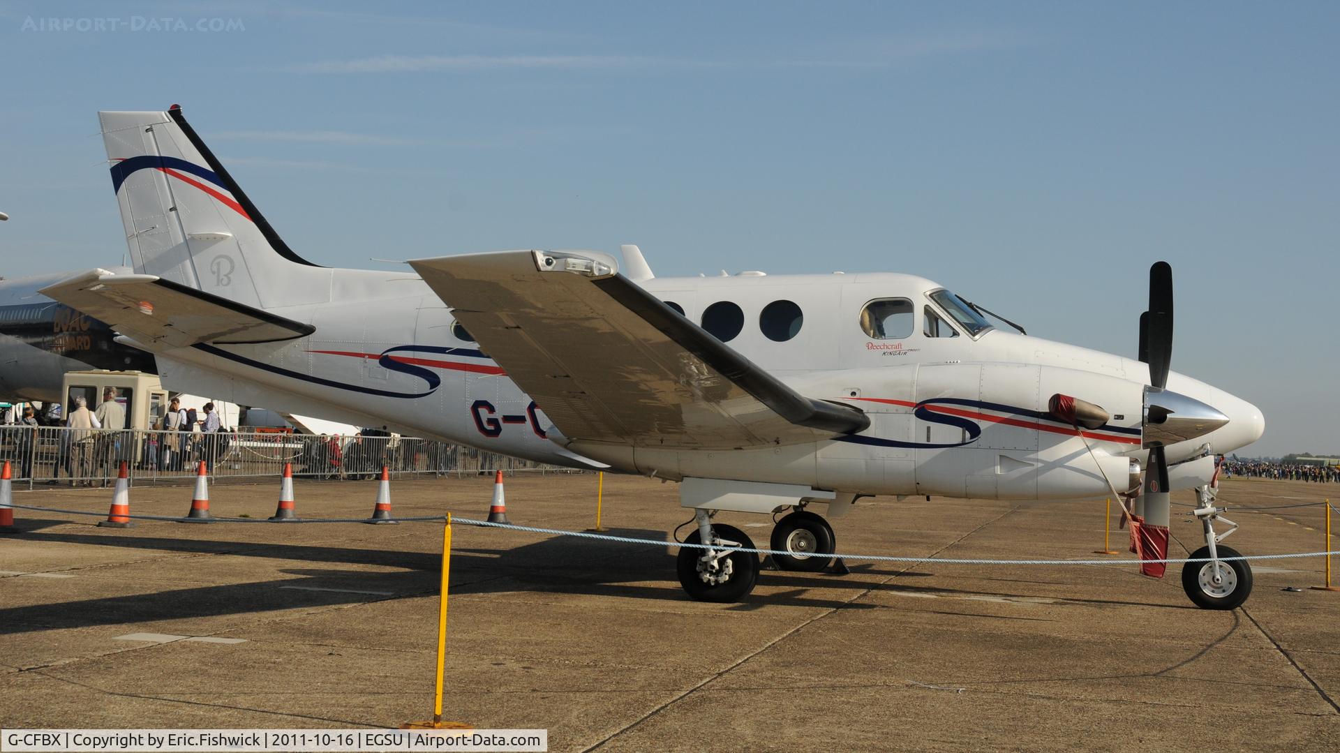 G-CFBX, 2008 Hawker Beechcraft C90GTI King Air King Air C/N LJ-1890, 2. G-CFBX at Duxford Autumn Air Show, October, 2011
