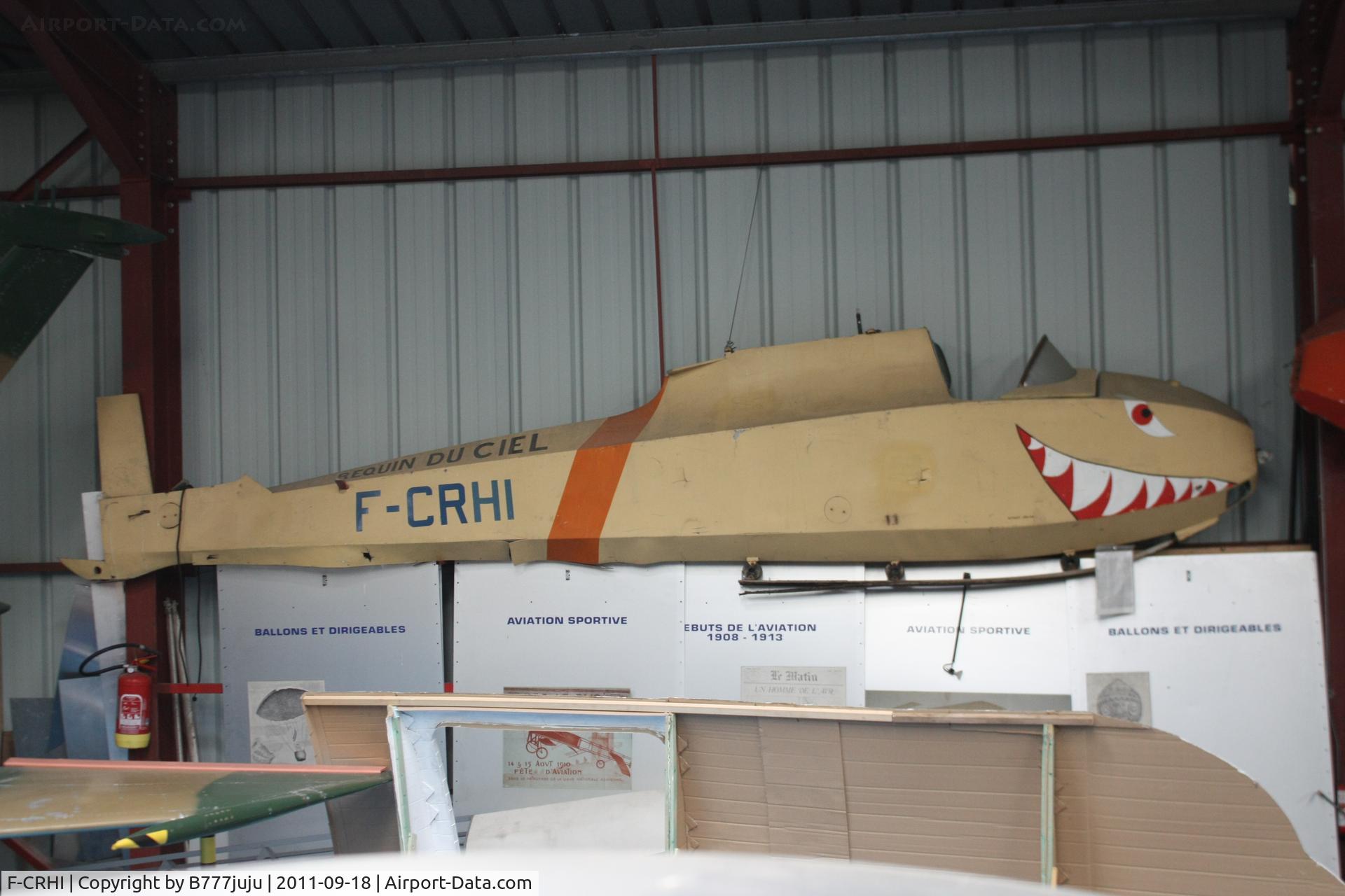 F-CRHI, Guerchais-Roche SA-103 Emouchet C/N 129, preserved at Albert