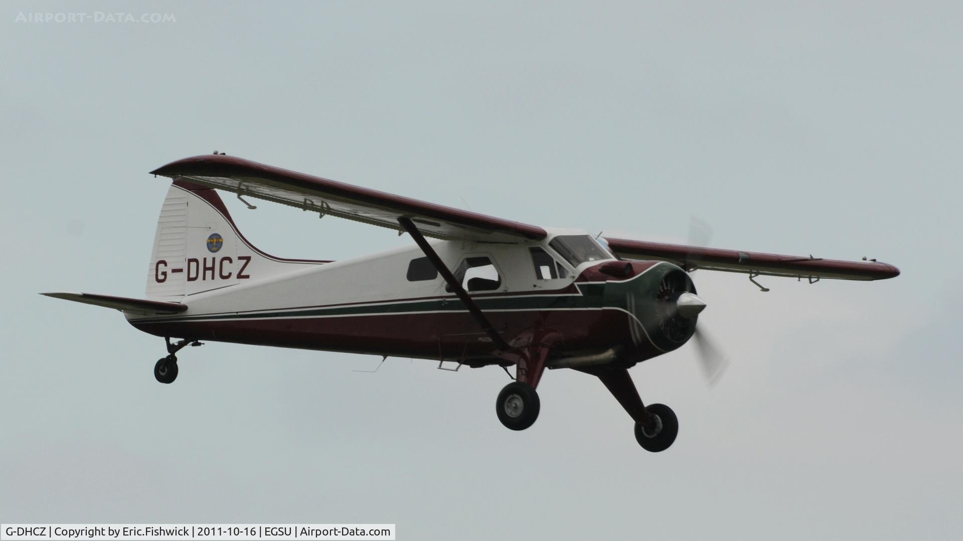 G-DHCZ, 1960 De Havilland Canada DHC-2 Beaver AL.1 C/N 1442, 43. G-DHCZ at Duxford Autumn Air Show, October, 2011