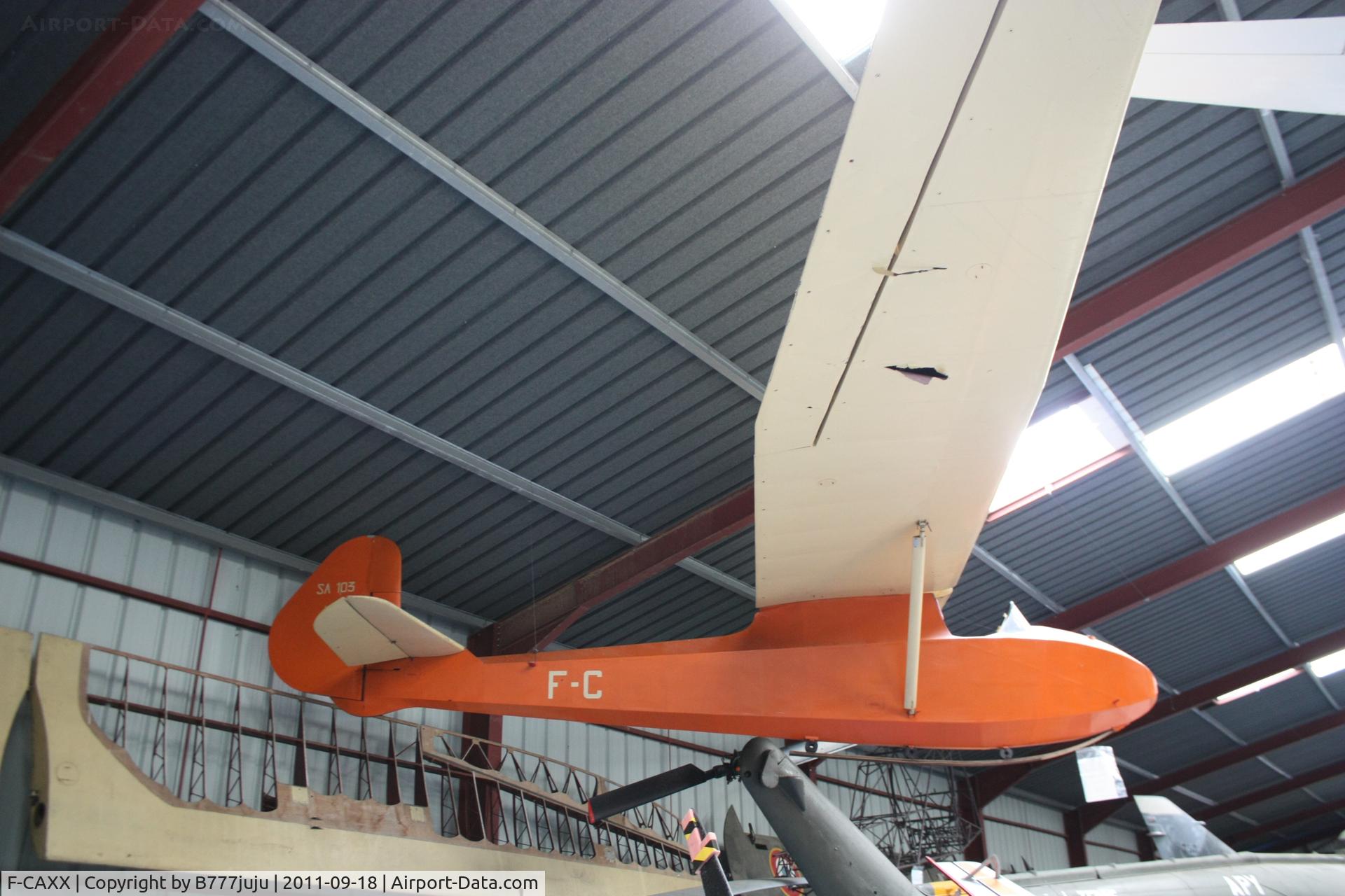 F-CAXX, Guerchais-Roche SA-103 Emouchet C/N 26, preserved at Albert