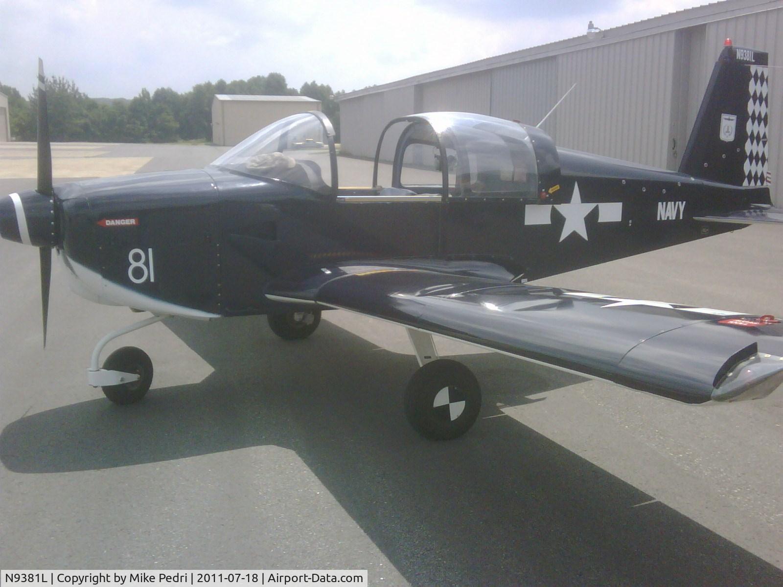 N9381L, 1971 American Aviation AA-1A Trainer C/N AA1A-0081, 1971 Grumman AA-1a