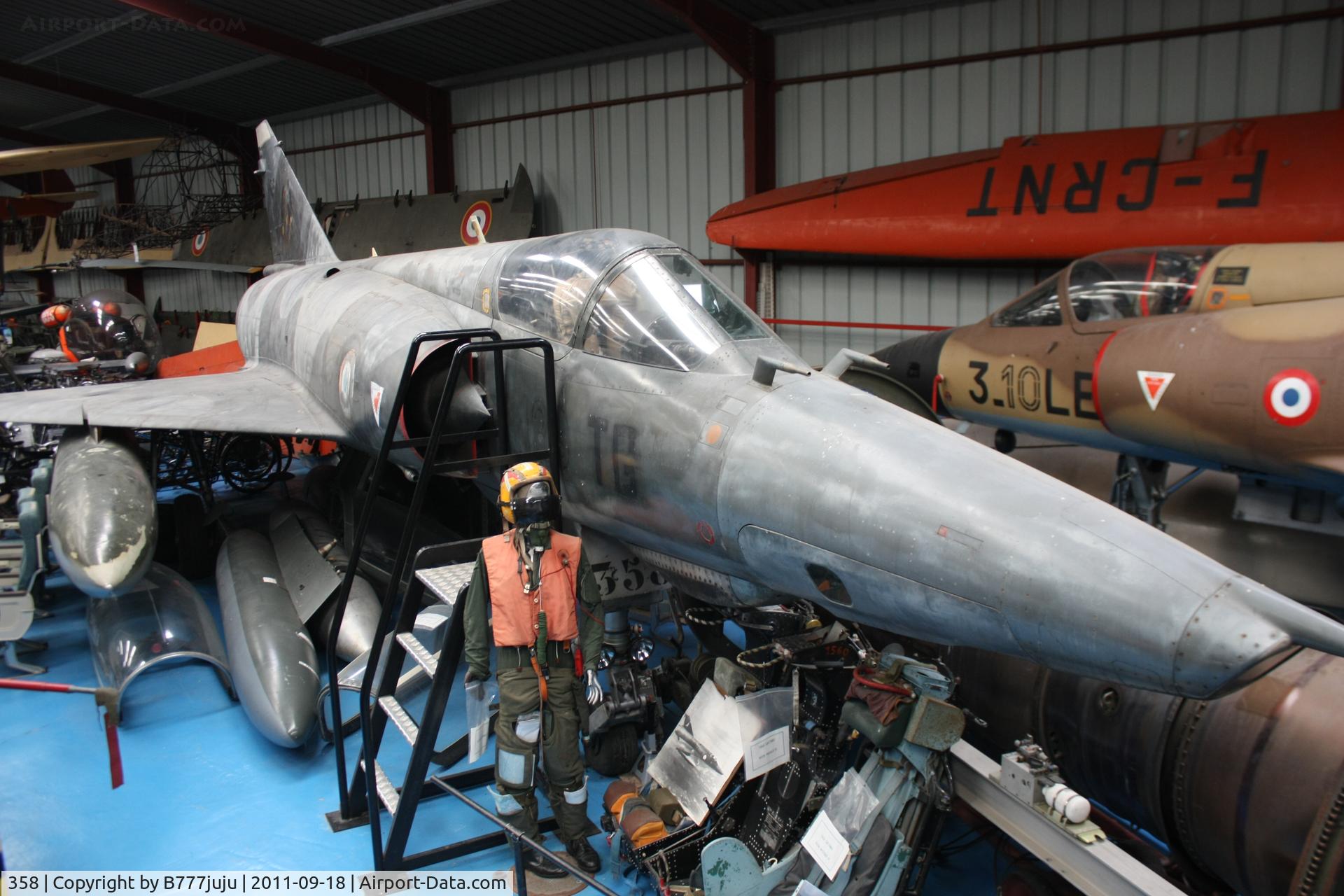 358, Dassault Mirage IIIRD C/N 358, preserved at Albert