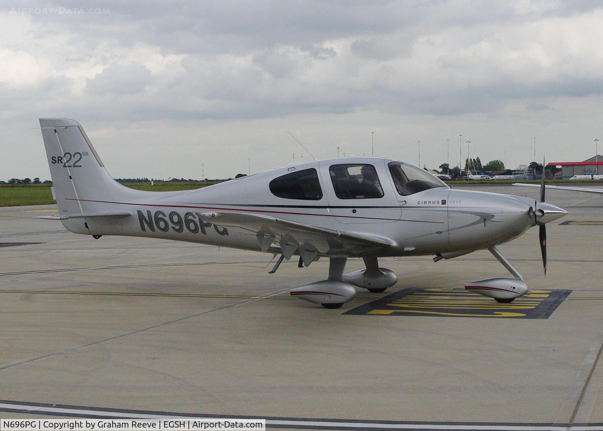 N696PG, Cirrus SR22 GS C/N 3606, About to depart.