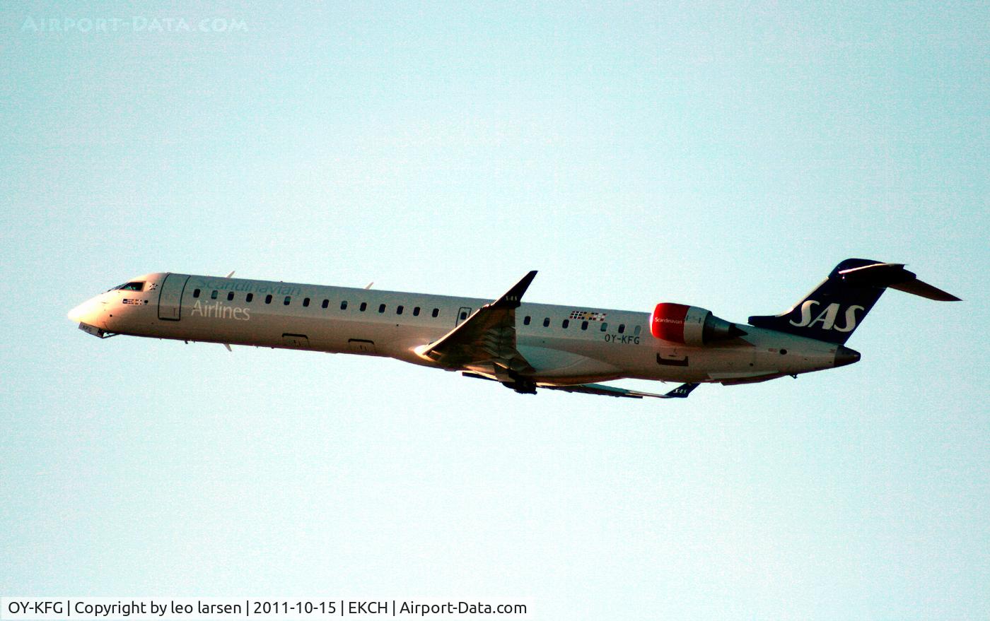 OY-KFG, 2009 Bombardier CRJ-900ER (CL-600-2D24) C/N 15237, T/O R-22R CPH Kastrup Denmark
15.10.11