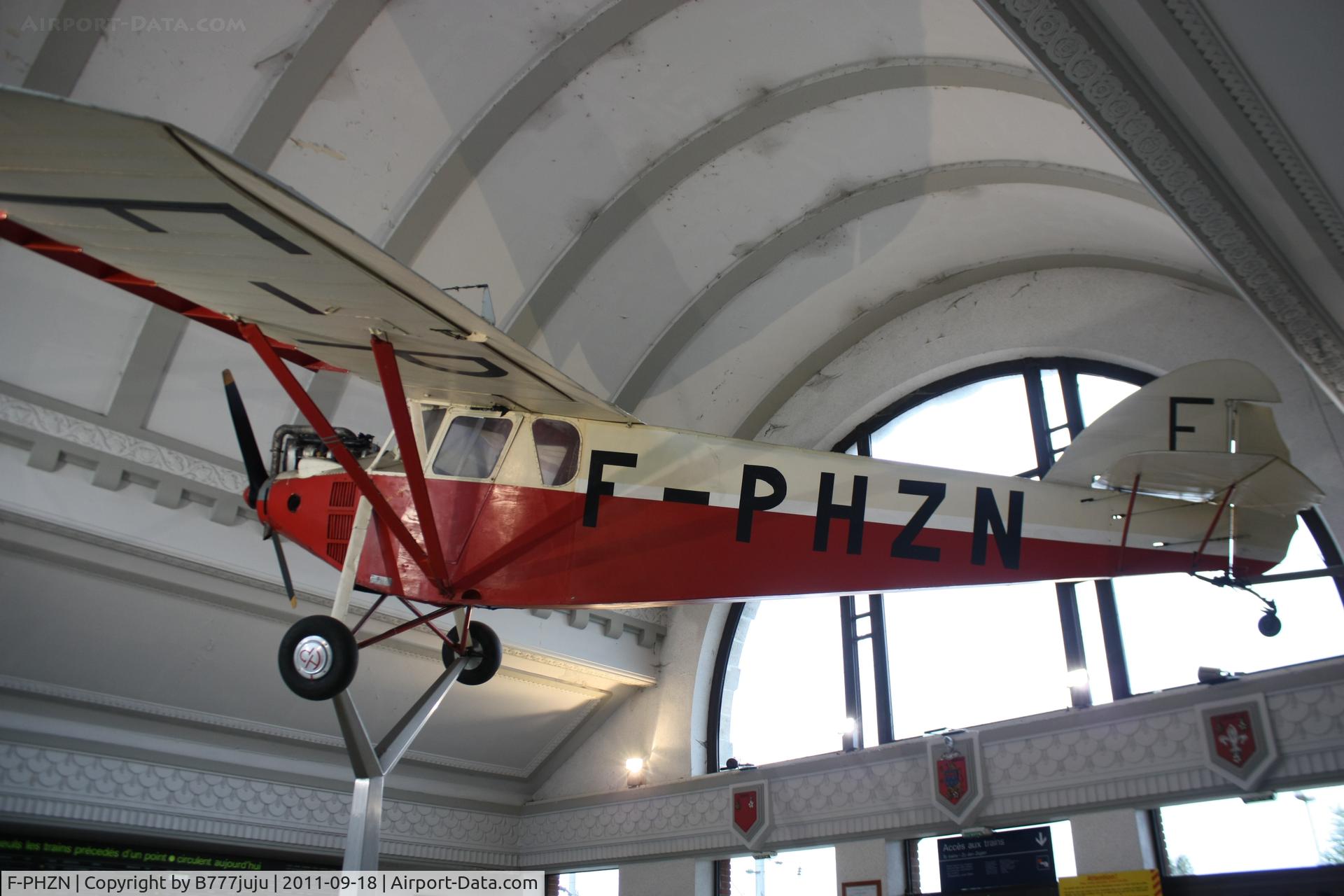 F-PHZN, 1957 Potez 36/14 C/N 3207, Preserved at Albert train station
