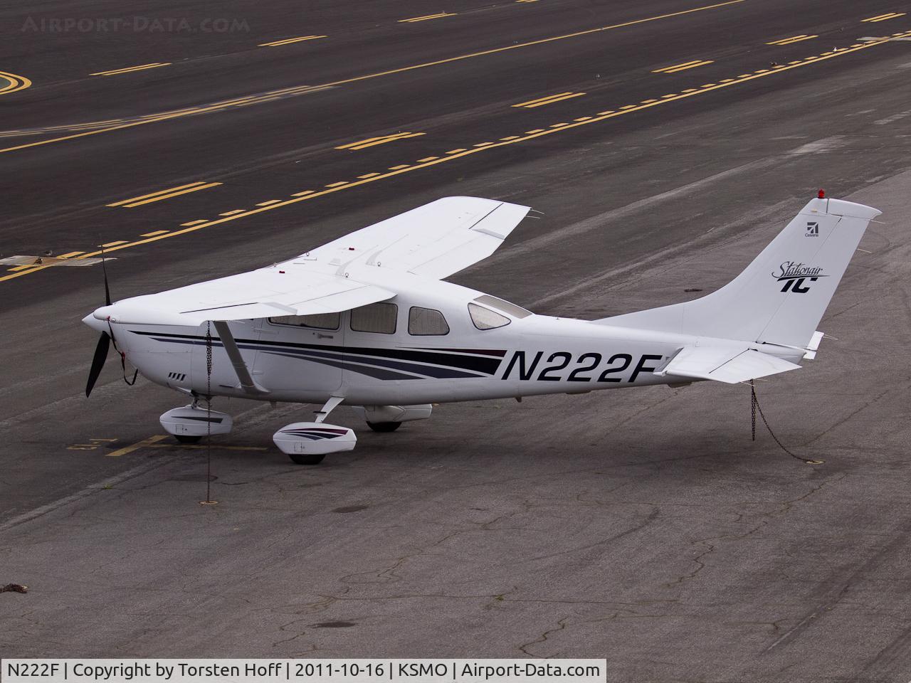 N222F, 2000 Cessna T206H Turbo Stationair C/N T20608154, N222F parked at KSMO