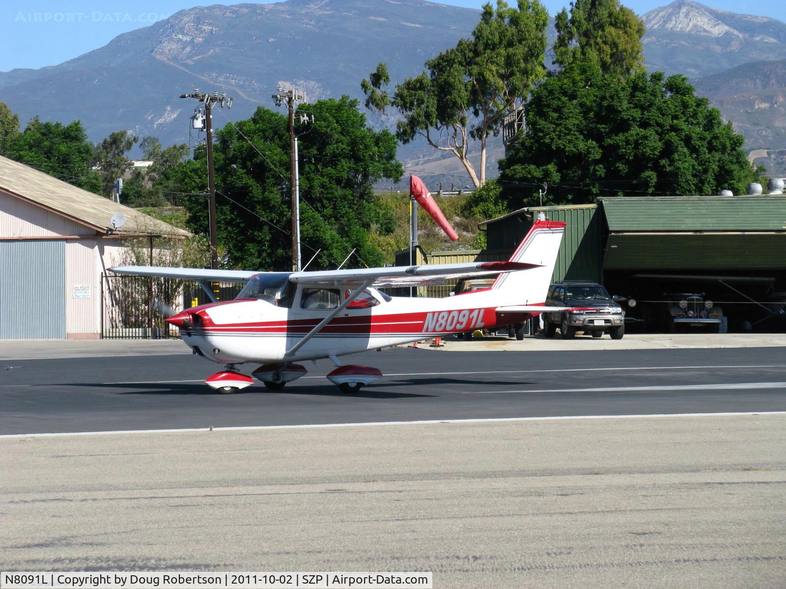 N8091L, 1967 Cessna 172H C/N 17256291, 1967 Cessna 172H SKYHAWK, Continental O-300 145 Hp, taking the active