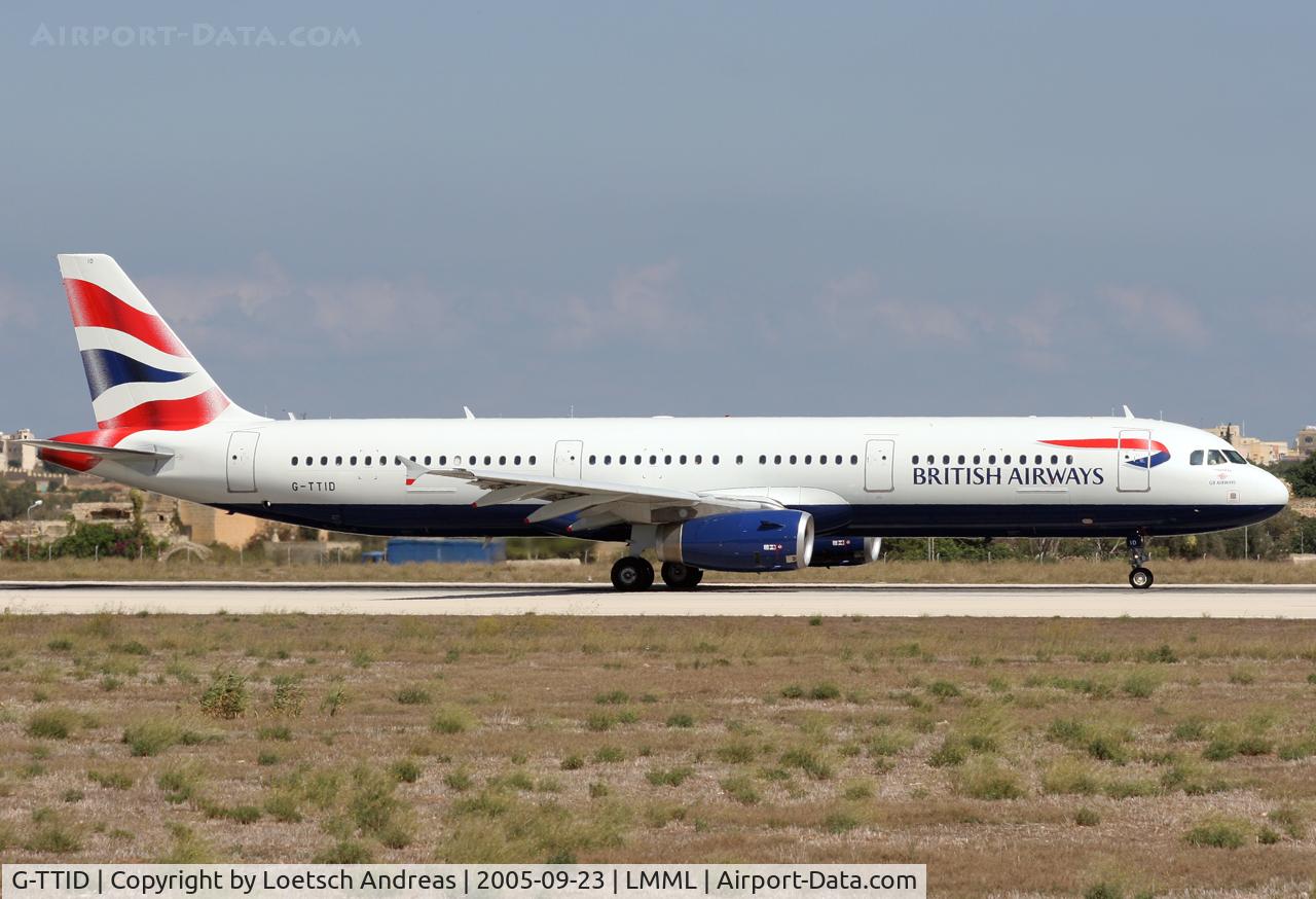 G-TTID, 2005 Airbus A321-231 C/N 2462, taxi to RWY 31