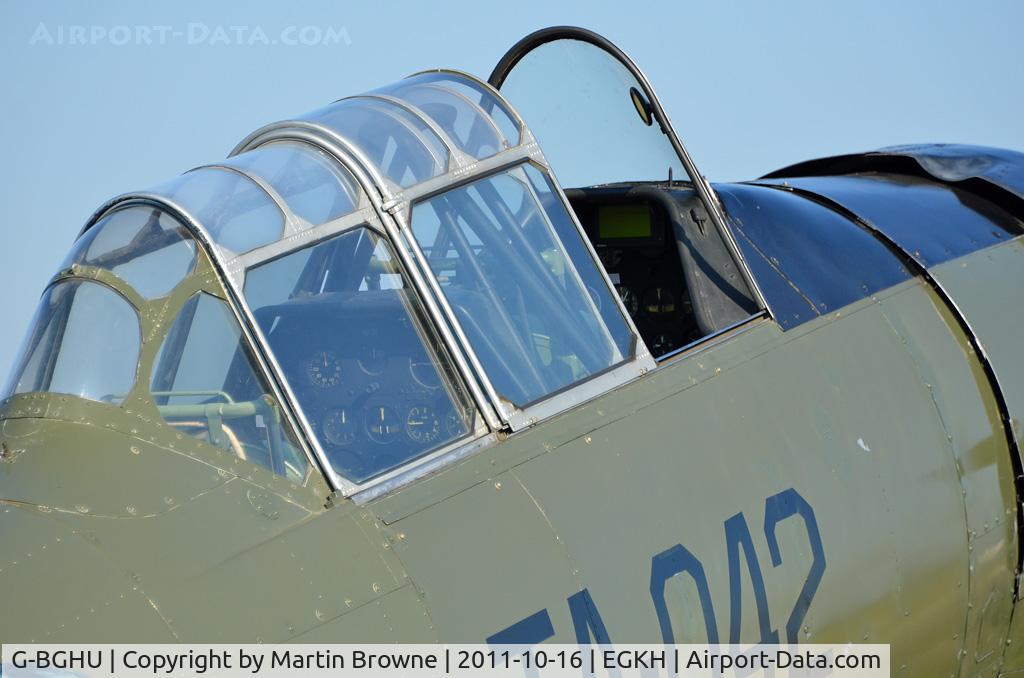 G-BGHU, 1944 North American T-6G Texan C/N 182-729, SHOT AT HEADCORN