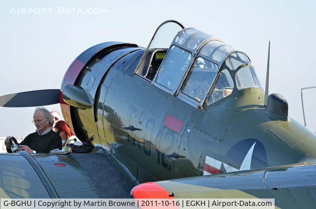 G-BGHU, 1944 North American T-6G Texan C/N 182-729, SHOT AT HEADCORN