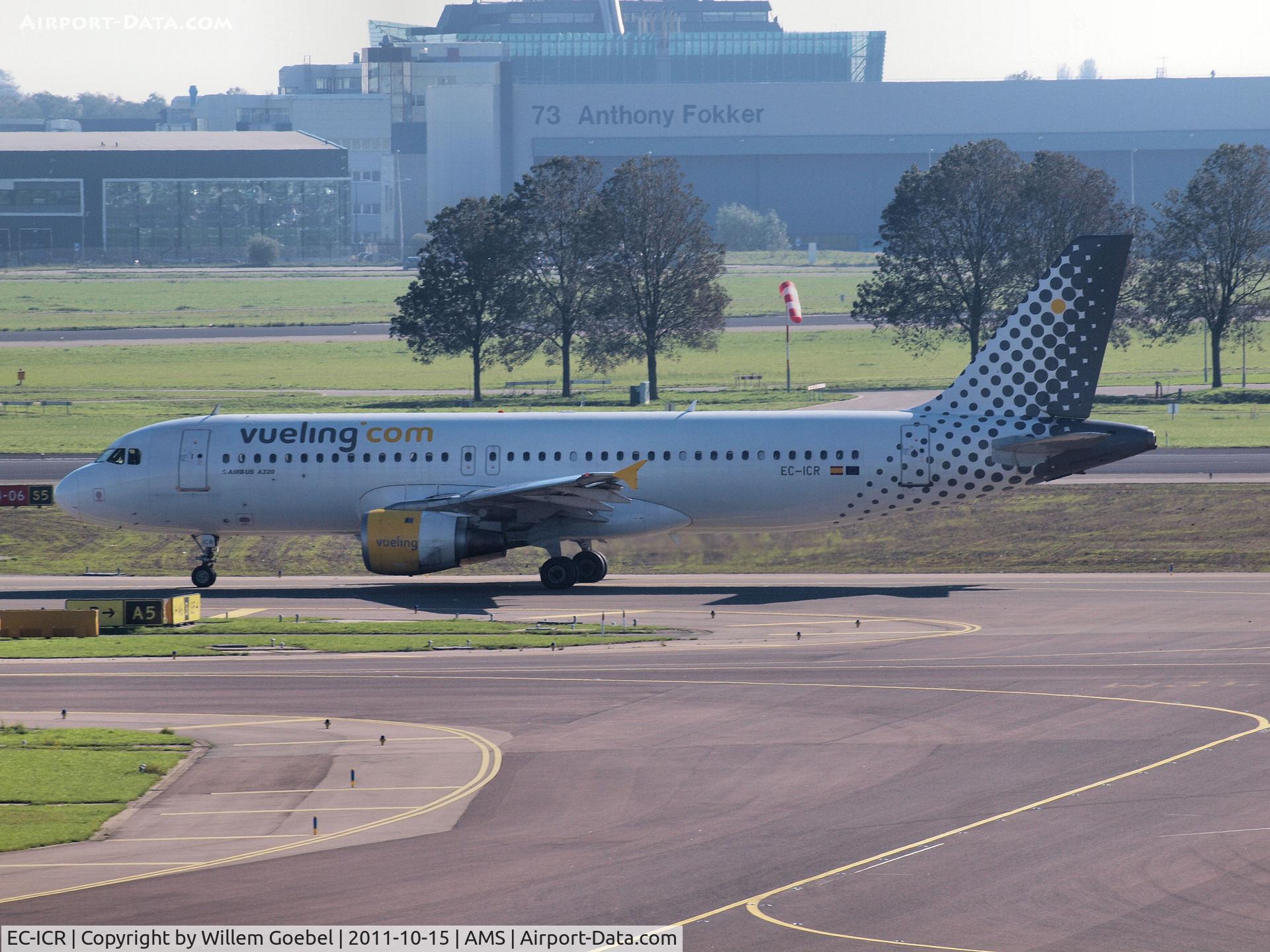 EC-ICR, 1991 Airbus A320-211 C/N 240, Taxi to the runway of Schiphol Airport
