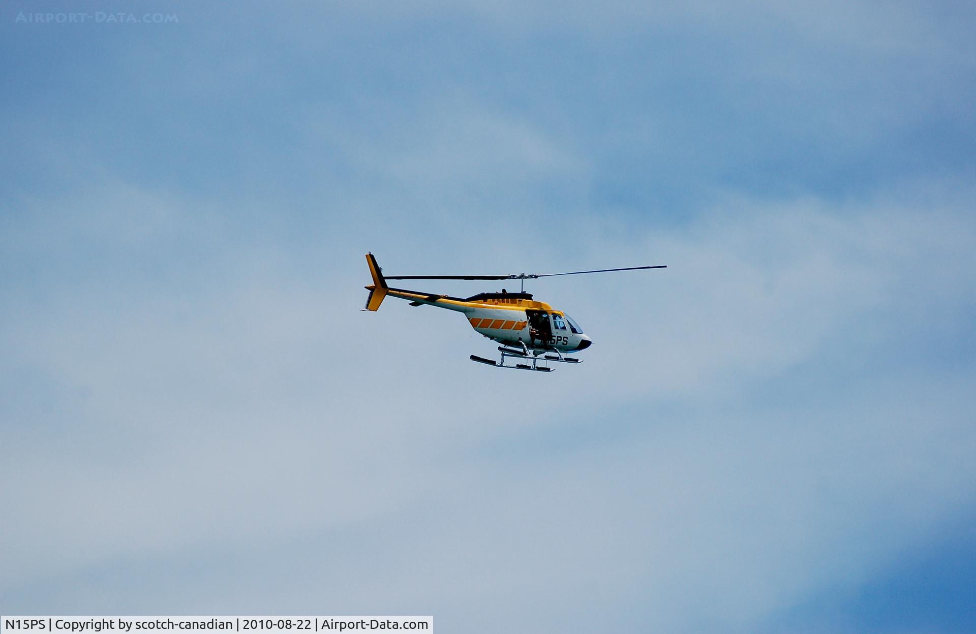 N15PS, 1980 Bell 206B JetRanger III C/N 3024, 1980 Bell 206B N15PS at Cocoa Beach, FL