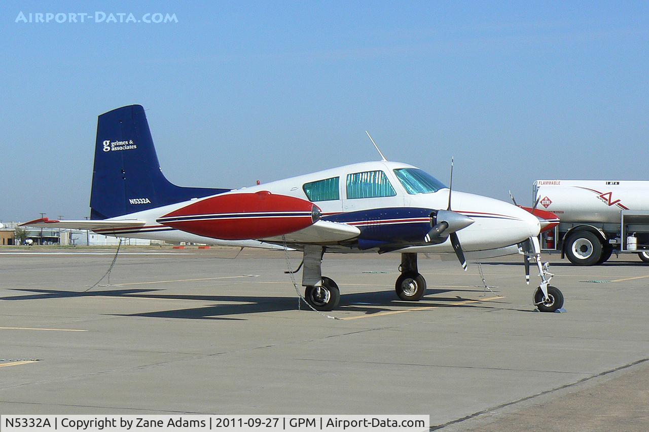 N5332A, 1957 Cessna 310 C/N 35532, At Grand Prairie Municipal