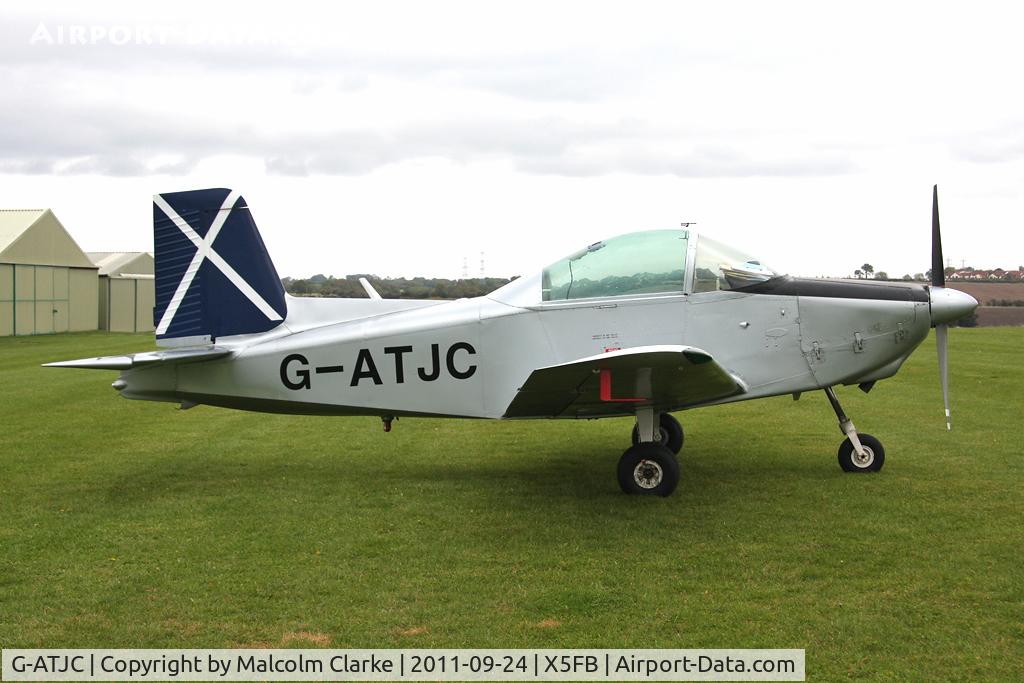 G-ATJC, 1965 Victa Airtourer 100 C/N 125, Victa Airtourer, Fishburn Airfield, September 2011.