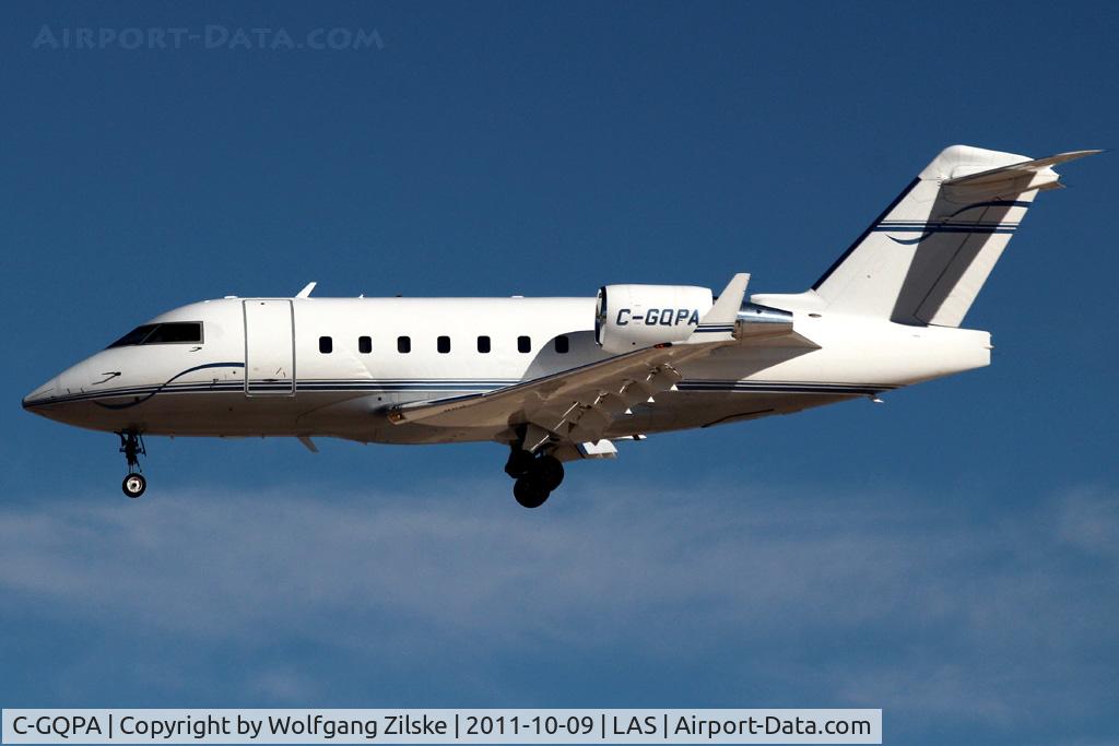 C-GQPA, 1998 Bombardier Challenger 604 (CL-600-2B16) C/N 5379, visitor
