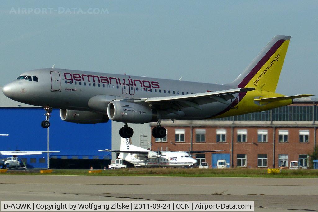 D-AGWK, 2008 Airbus A319-132 C/N 3500, visitor