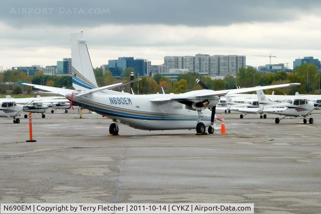 N690EM, 1973 Rockwell 690A Turbo Commander Turbo Commander C/N 11125, 1973 Aero Commander 690A, c/n: 11125