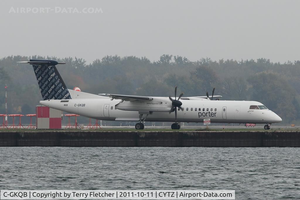 C-GKQB, 2011 De Havilland Canada DHC-8-402Q Dash 8 C/N 4359, 2011 Dehavilland DHC-8-402, c/n: 4359 of Porter Airlines
