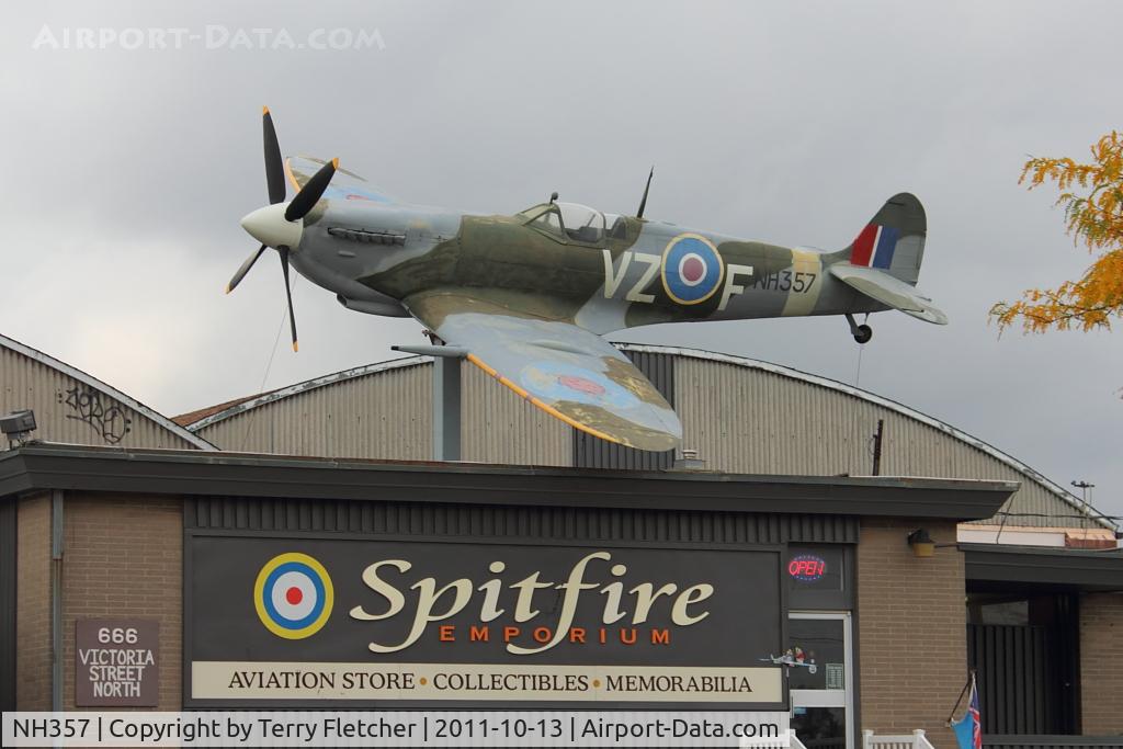 NH357, Supermarine Spitfire Replica C/N Not found NH357, Spitfire Emporium at Kitchener , Ontario