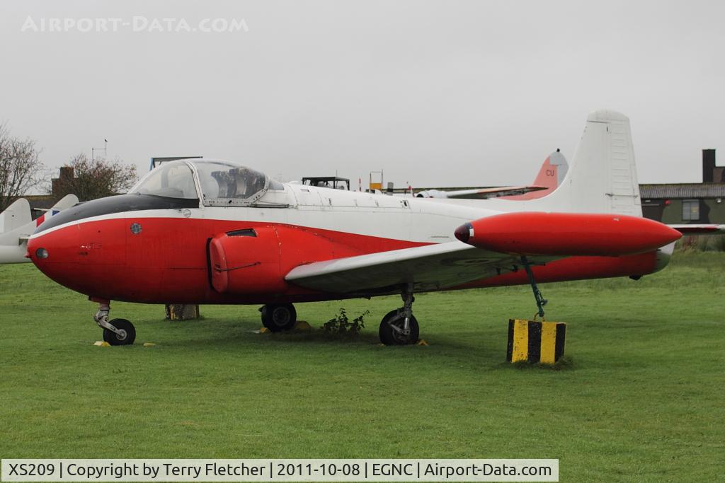 XS209, 1964 BAC 84 Jet Provost T.4 C/N PAC/W/22177, 1964 BAC 84 Jet Provost T.4, c/n: PAC/W/22177 at Carlisle