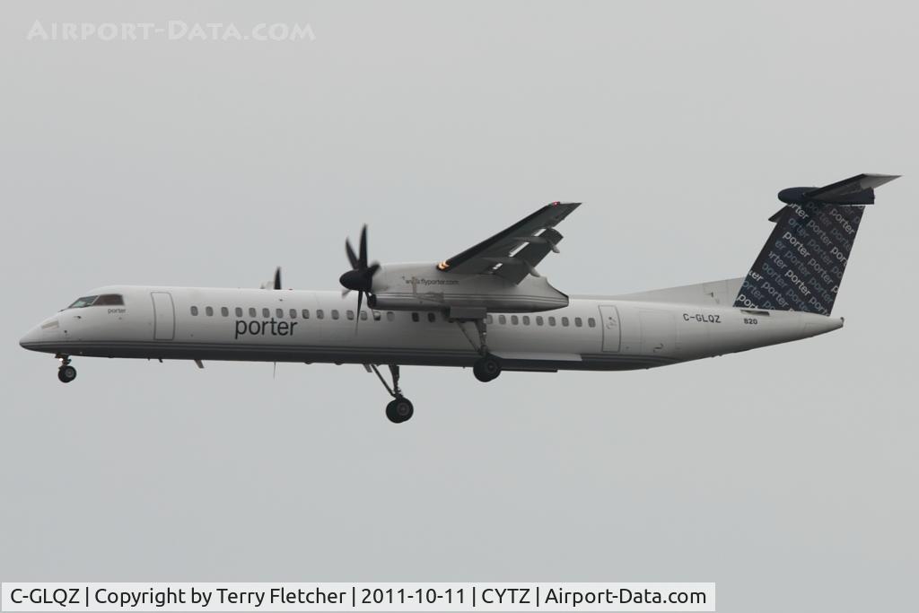 C-GLQZ, 2010 De Havilland Canada DHC-8-402Q Dash 8 C/N 4308, 2010 Bombardier DHC-8-402, c/n: 4308 of Porter Airlines