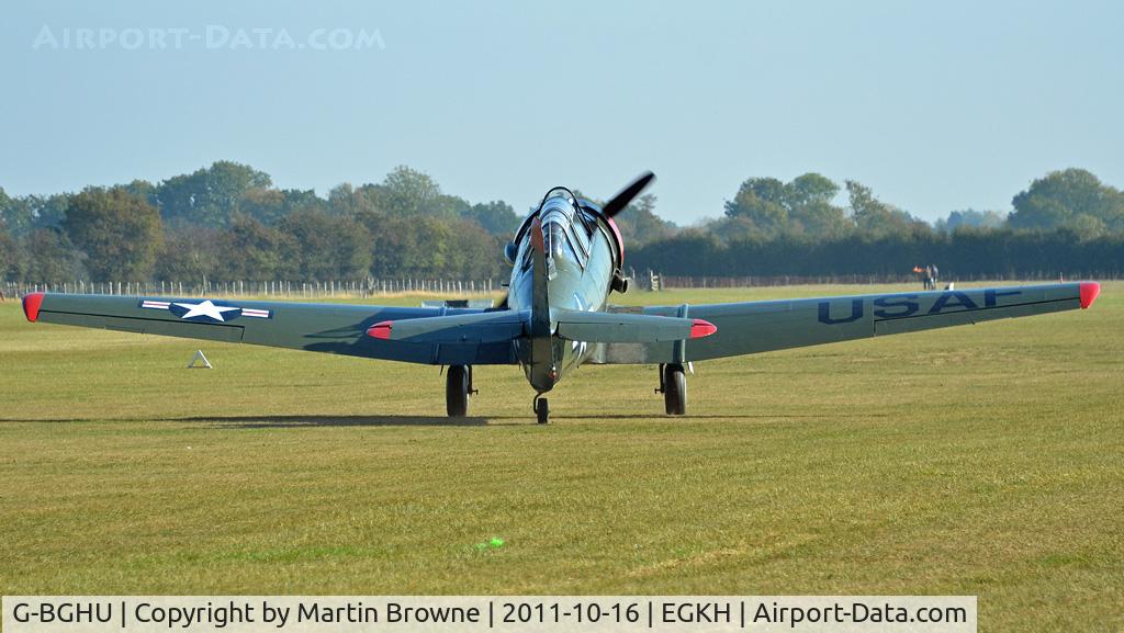 G-BGHU, 1944 North American T-6G Texan C/N 182-729, SHOT AT HEADCORN
