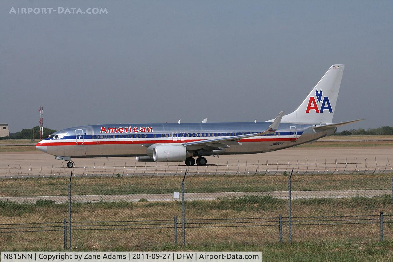 N815NN, 2009 Boeing 737-823 C/N 33208, At American Airlines at DFW Airport.