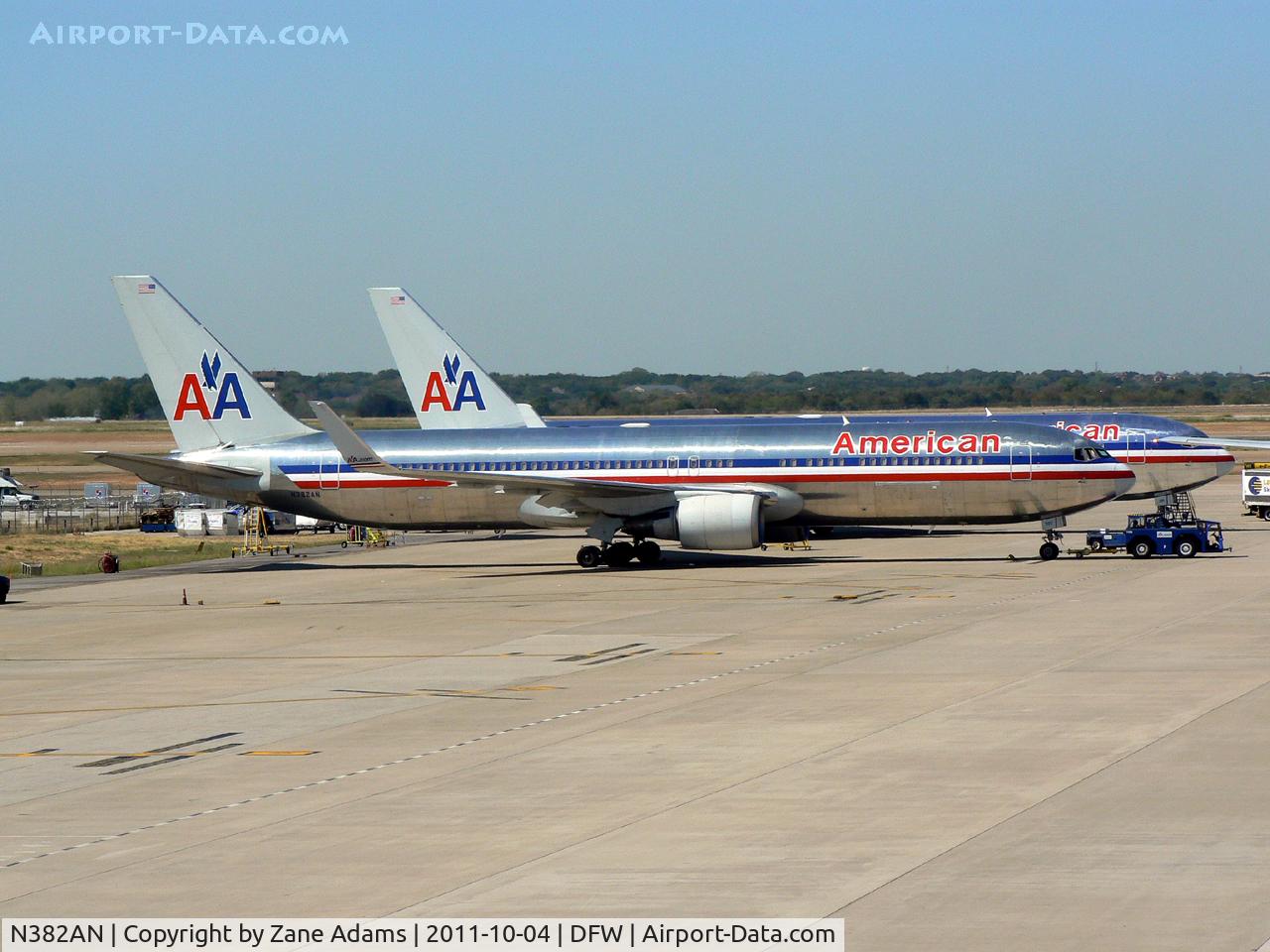 N382AN, 1993 Boeing 767-323/ER C/N 25451, At American Airlines at DFW Airport.