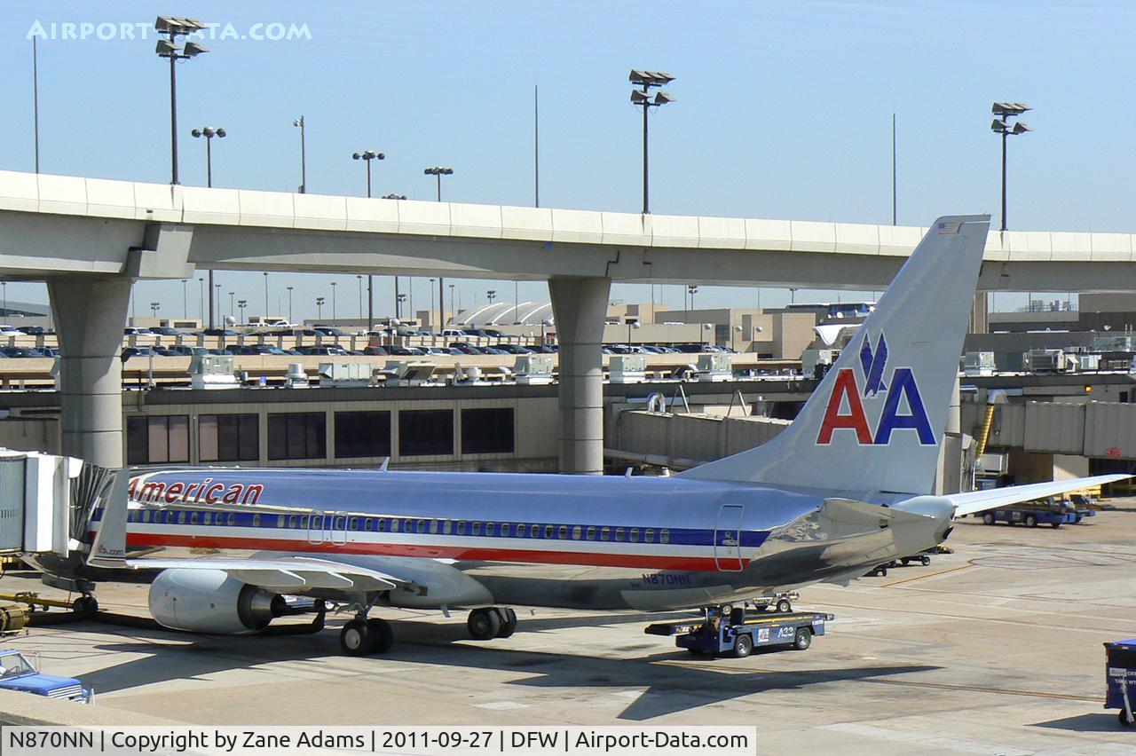 N870NN, 2011 Boeing 737-823 C/N 40765, At American Airlines at DFW Airport.